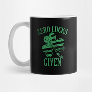 Zero Lucks Given St Patricks Day Irish T Mug